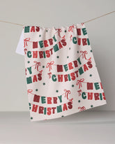 Geometry - Tea Towel Christmas Banner