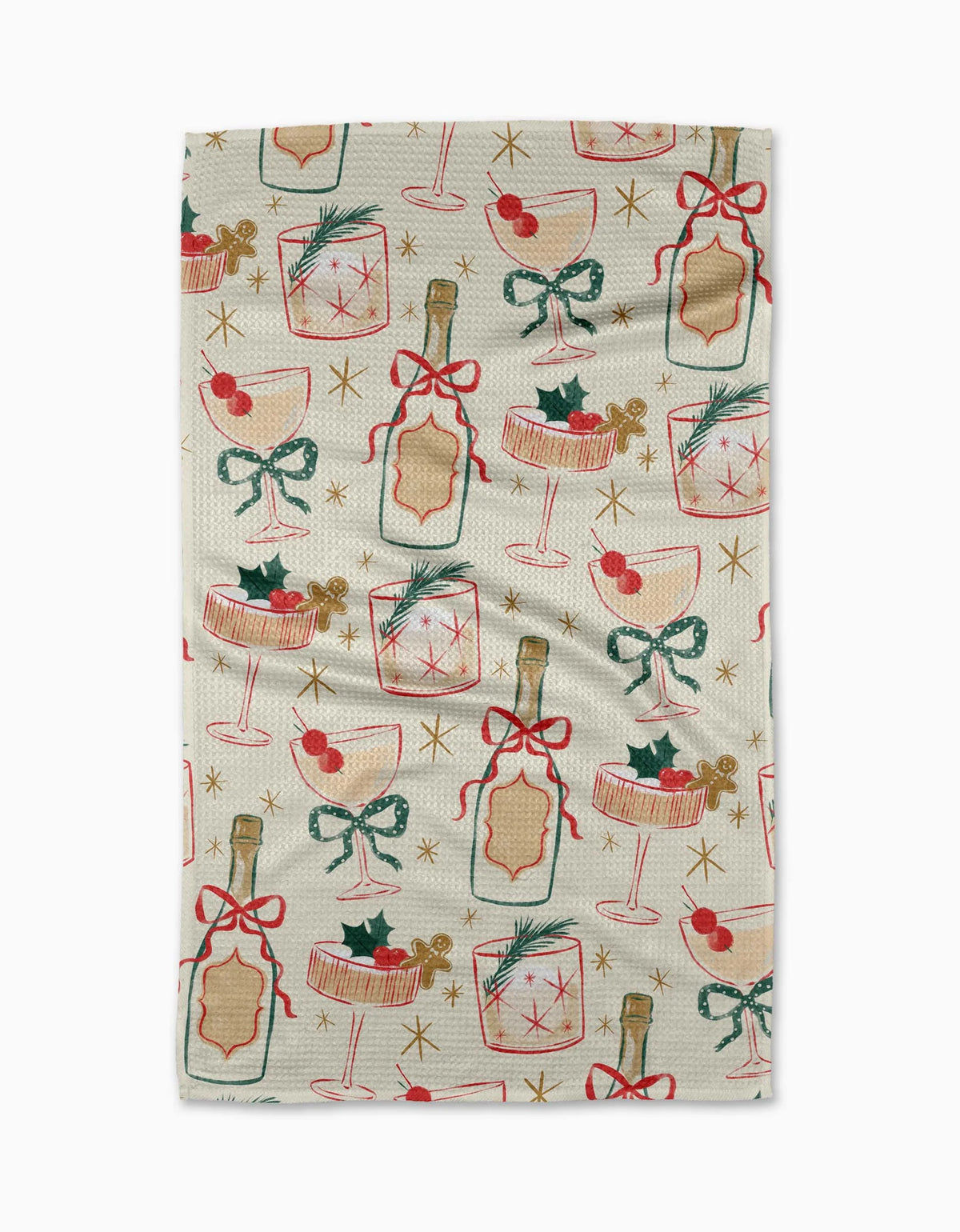 Geometry - Tea Towel Christmas Cocktails