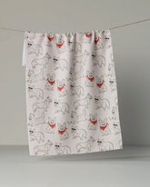 Geometry - Tea Towel Corgi Club Poppy