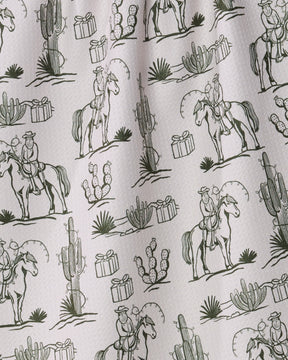 Geometry - Tea Towel Cowboy Claus Pine