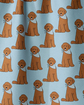 Geometry - Tea Towel Doodle Days Powder Blue
