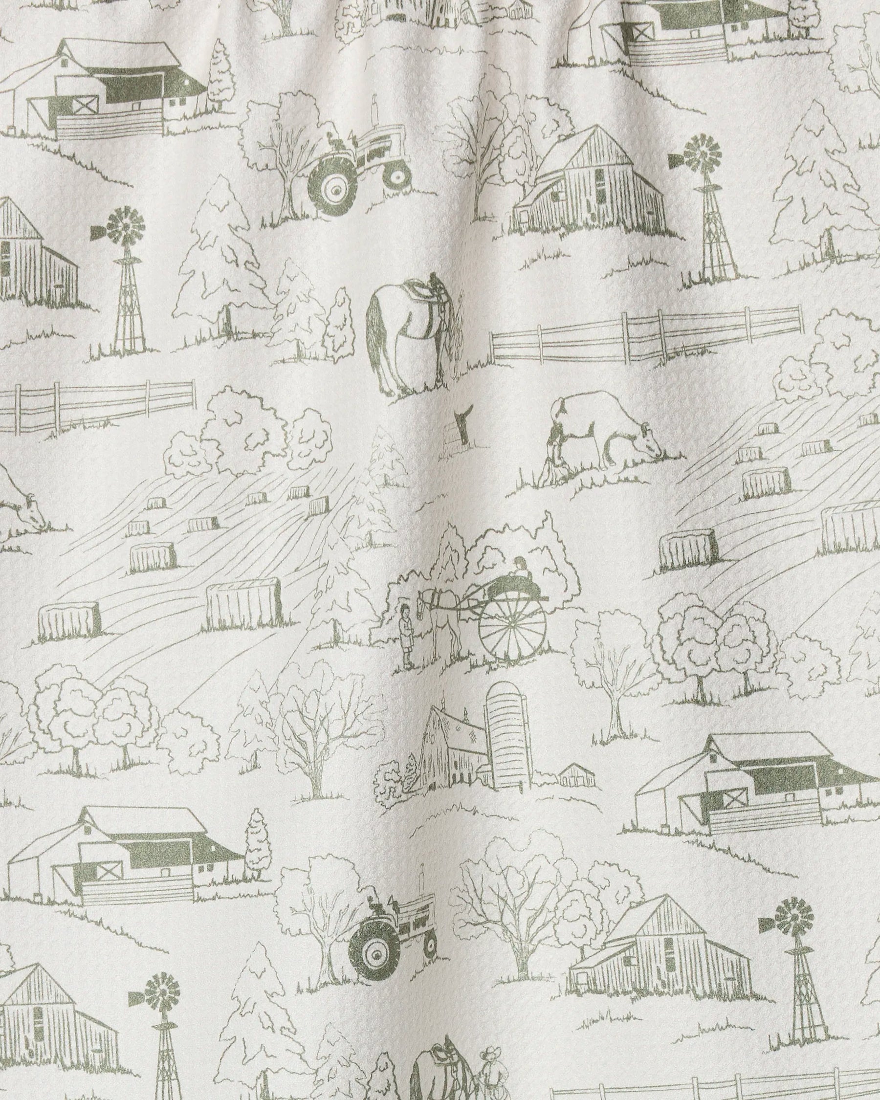 Geometry - Tea Towel Farmyard