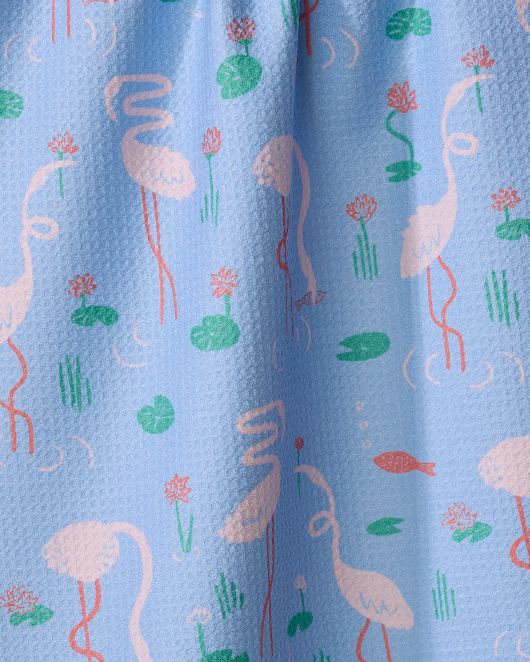 Geometry - Tea Towel Flirty Flamingo