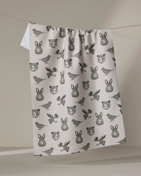 Geometry - Tea Towel Forest Animals