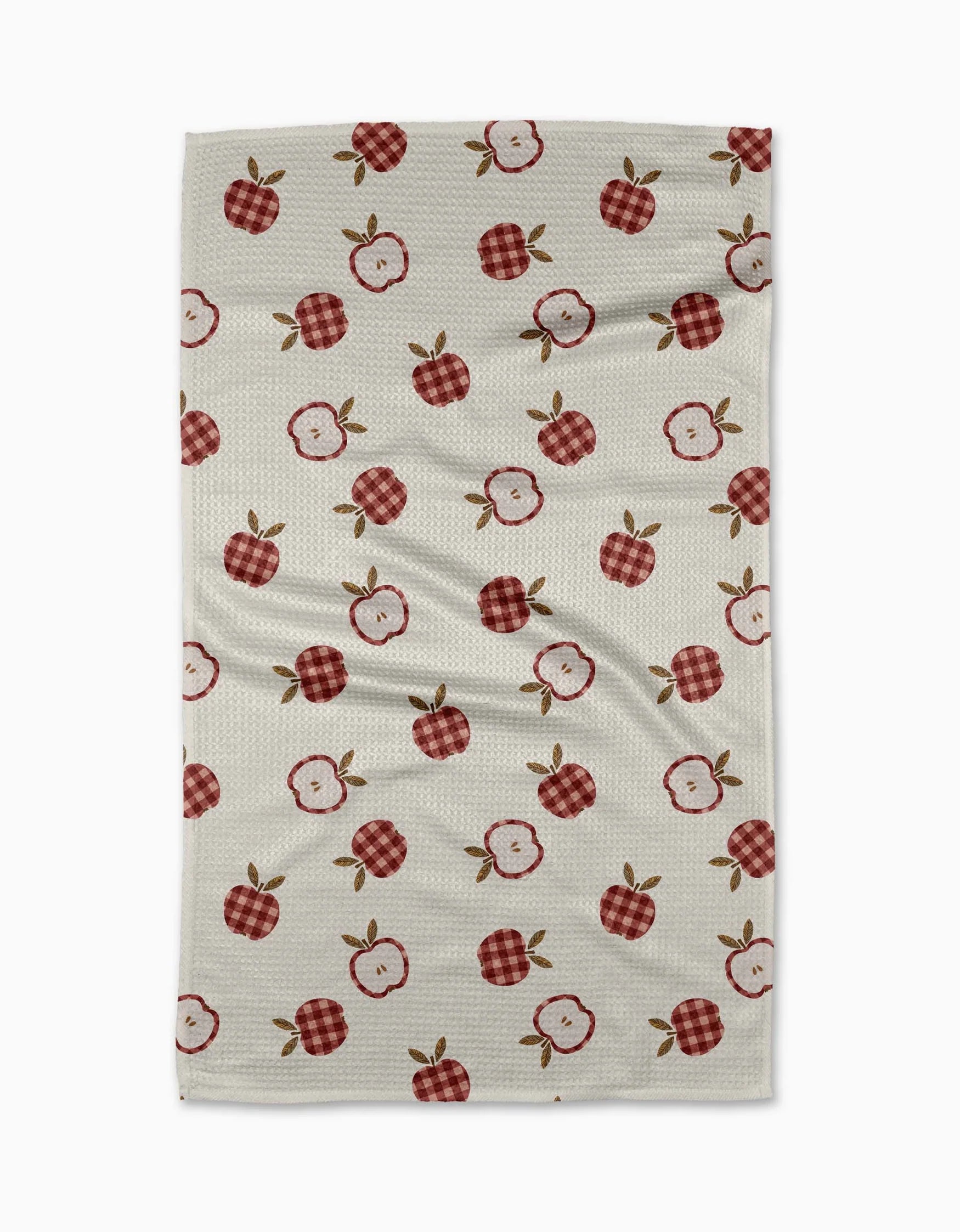 Geometry - Tea Towel Gingham Apples - Southern Agriculture 