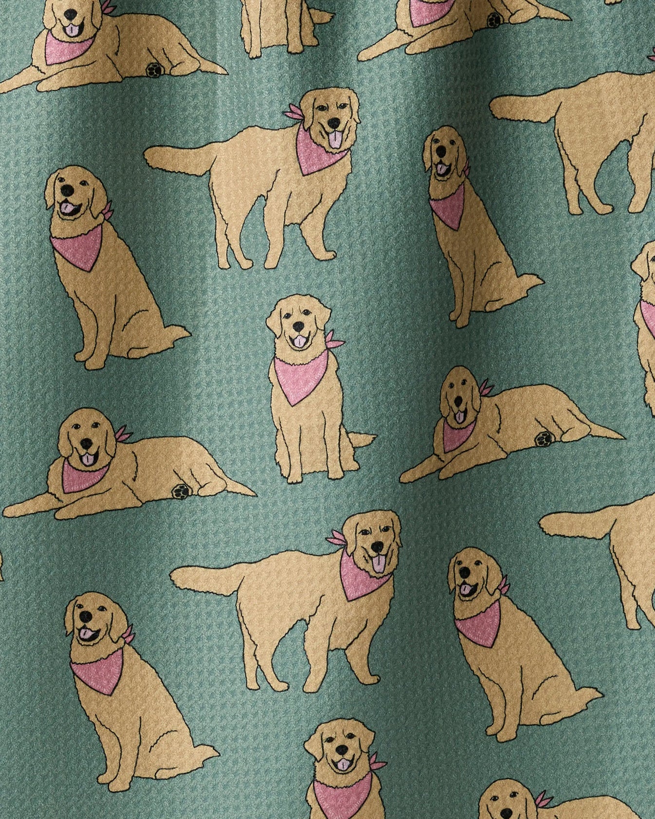 Geometry - Tea Towel Golden Days Sage