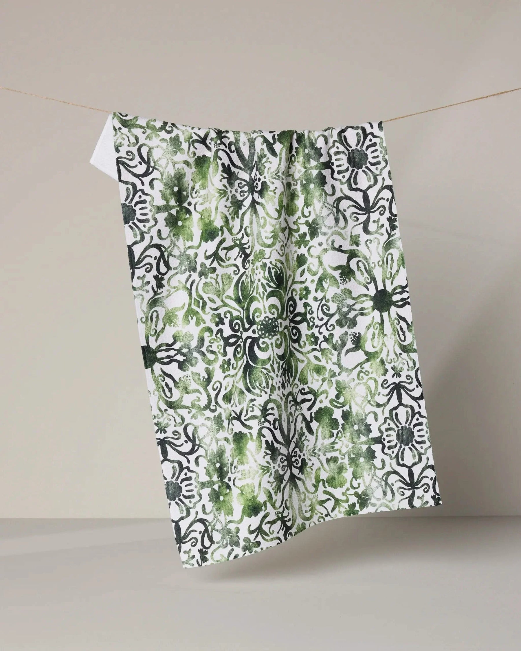 Geometry - Tea Towel Green Goddess - Southern Agriculture 