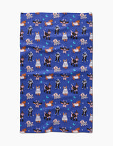 Geometry - Tea Towel Halloween Hounds