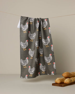 Geometry - Tea Towel Hen House