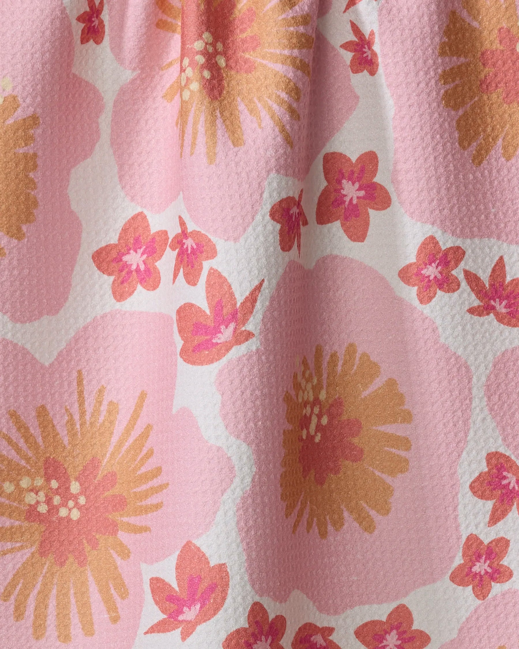 Geometry - Tea Towel Hibiscus Sunset
