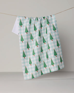 Geometry - Tea Towel Jolly Plaid