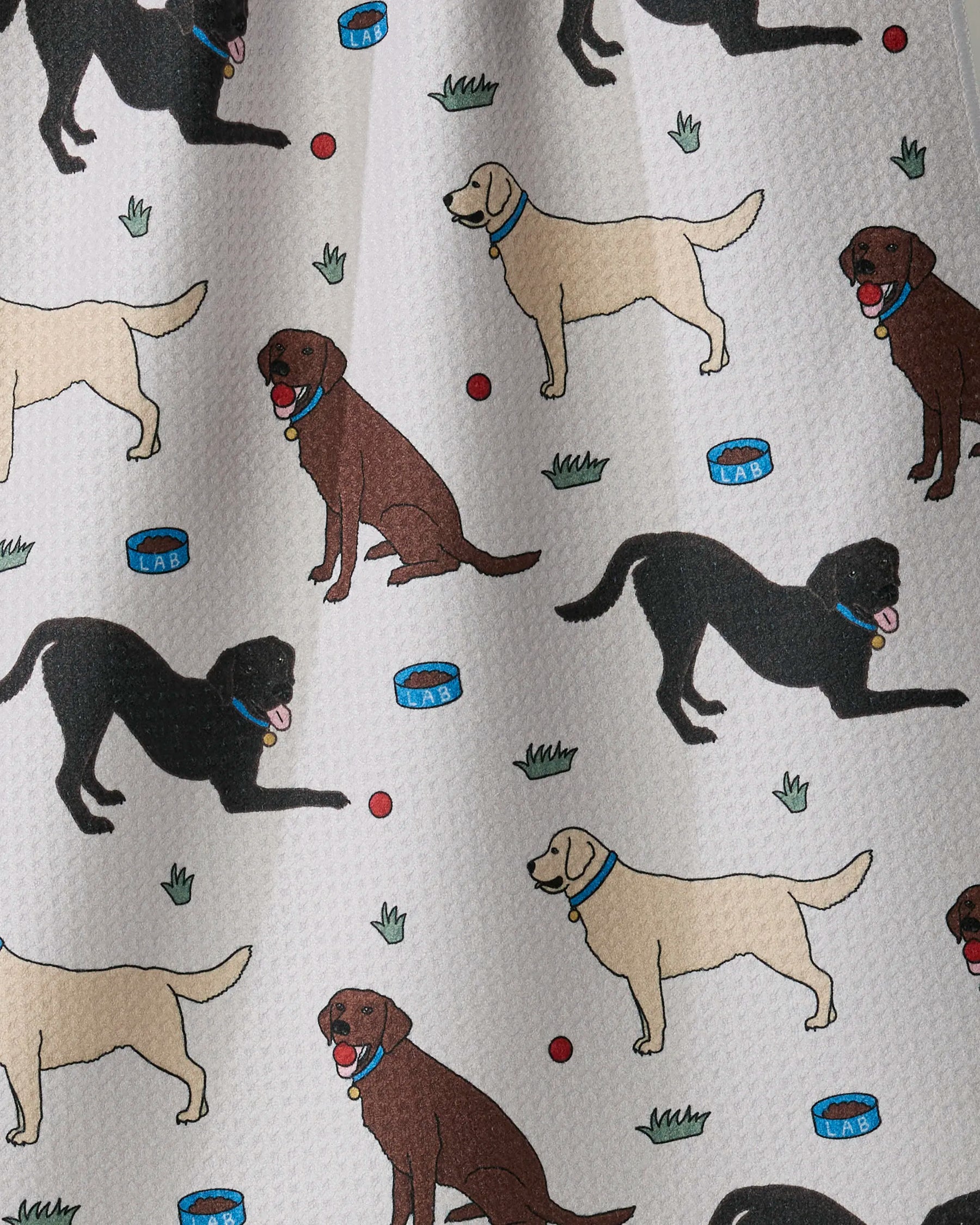 Geometry - Tea Towel Lab Pals Multi