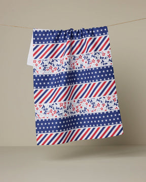 Geometry - Tea Towel Liberty Ribbon
