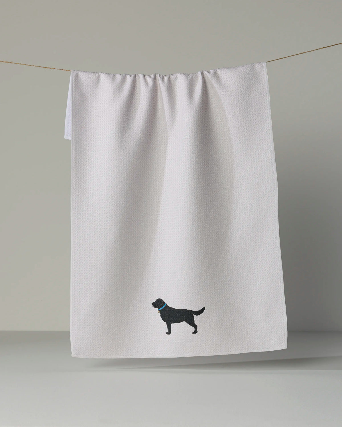 Geometry - Tea Towel Loyal Lab Black Lab