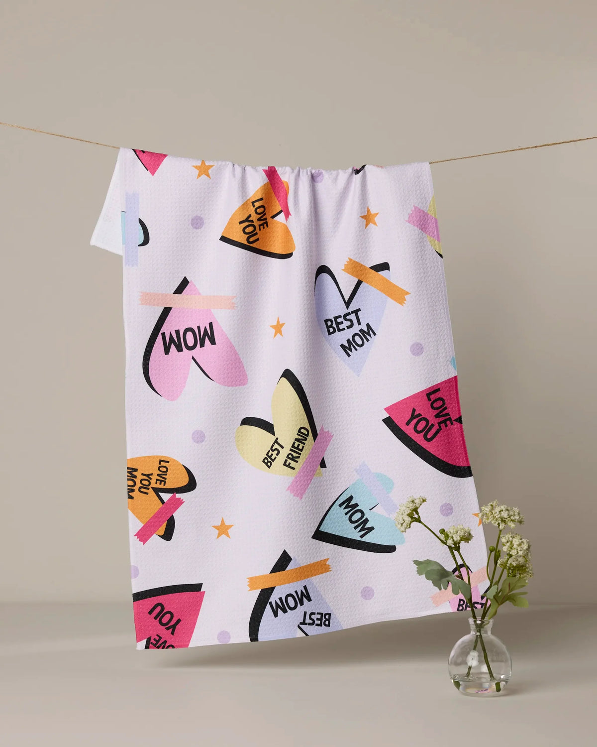 Geometry - Tea Towel Notes To Mom
