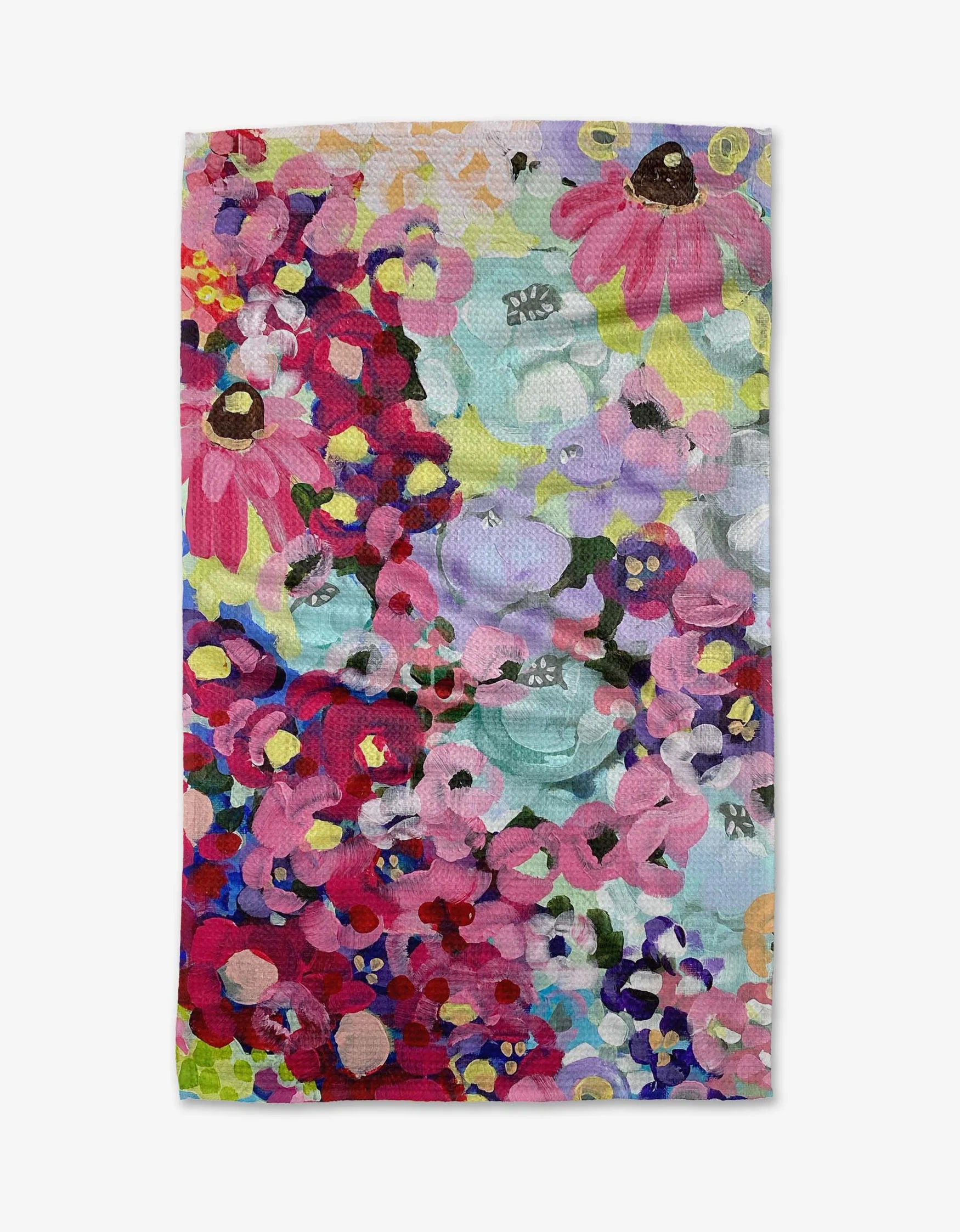 Geometry - Tea Towel Pink Fields Of Joy