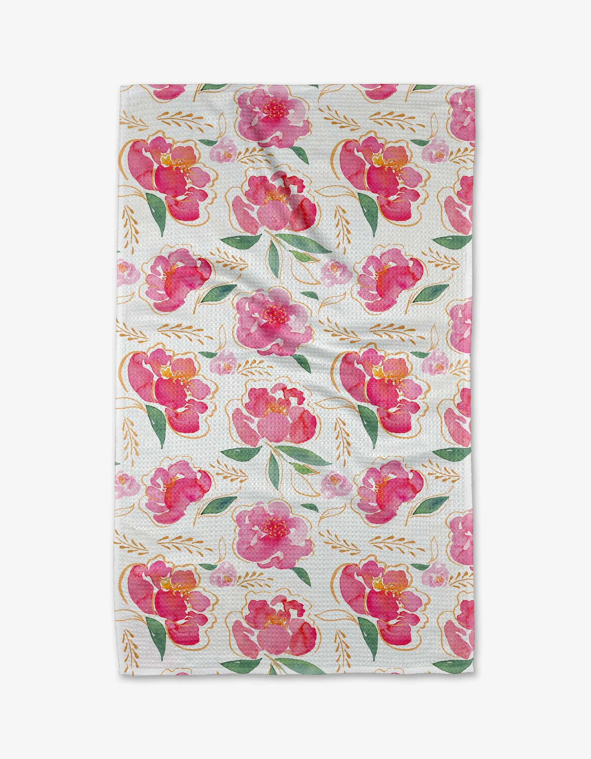 Geometry - Tea Towel Pink Peony - Southern Agriculture 