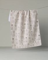 Geometry - Tea Towel Poodle Party Storm