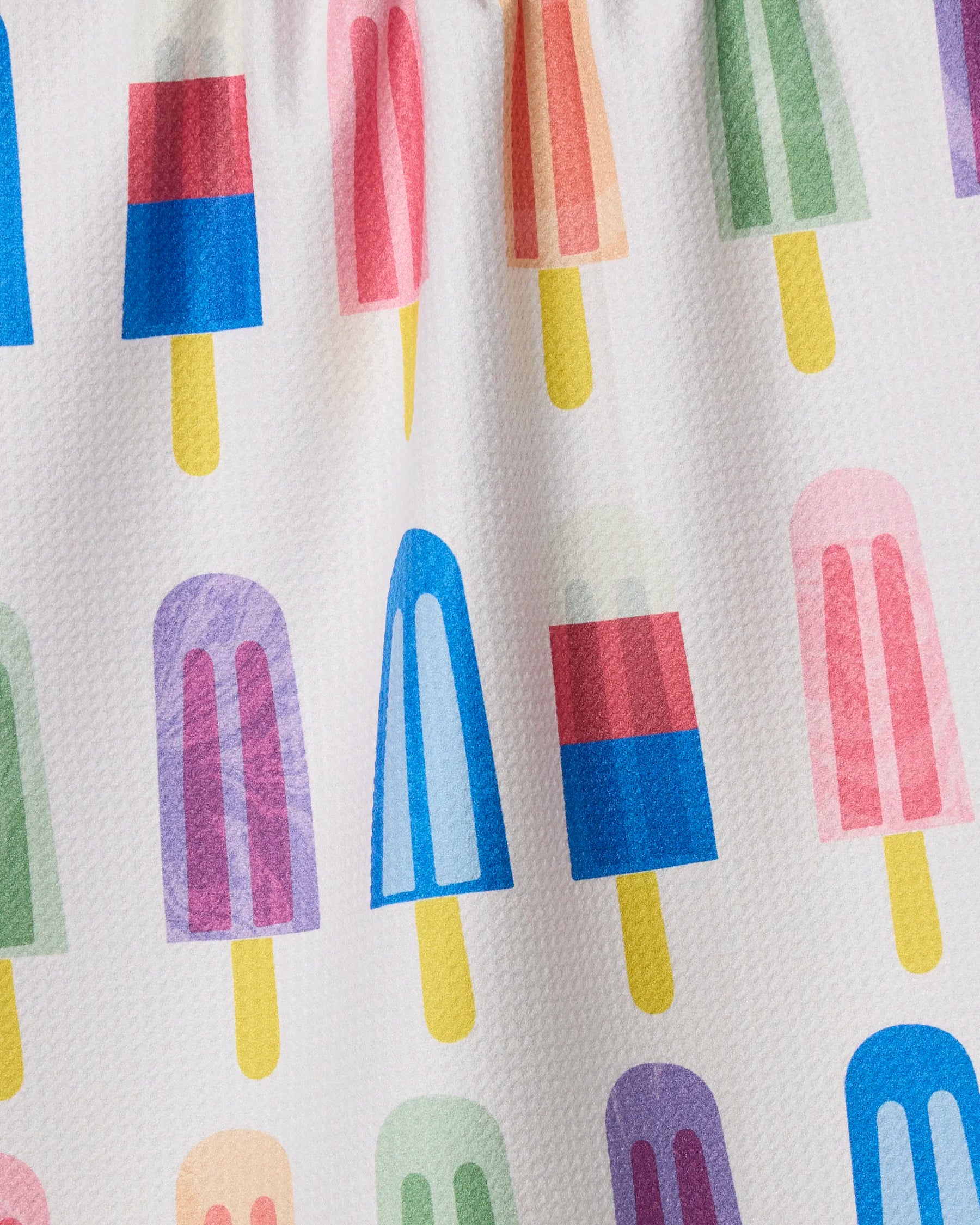 Geometry - Tea Towel Poppy Popsicles