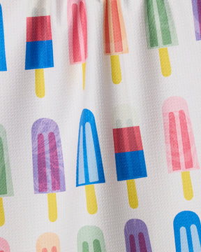 Geometry - Tea Towel Poppy Popsicles