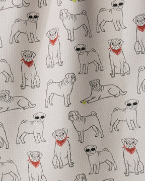 Geometry - Tea Towel Pug Pals Poppy