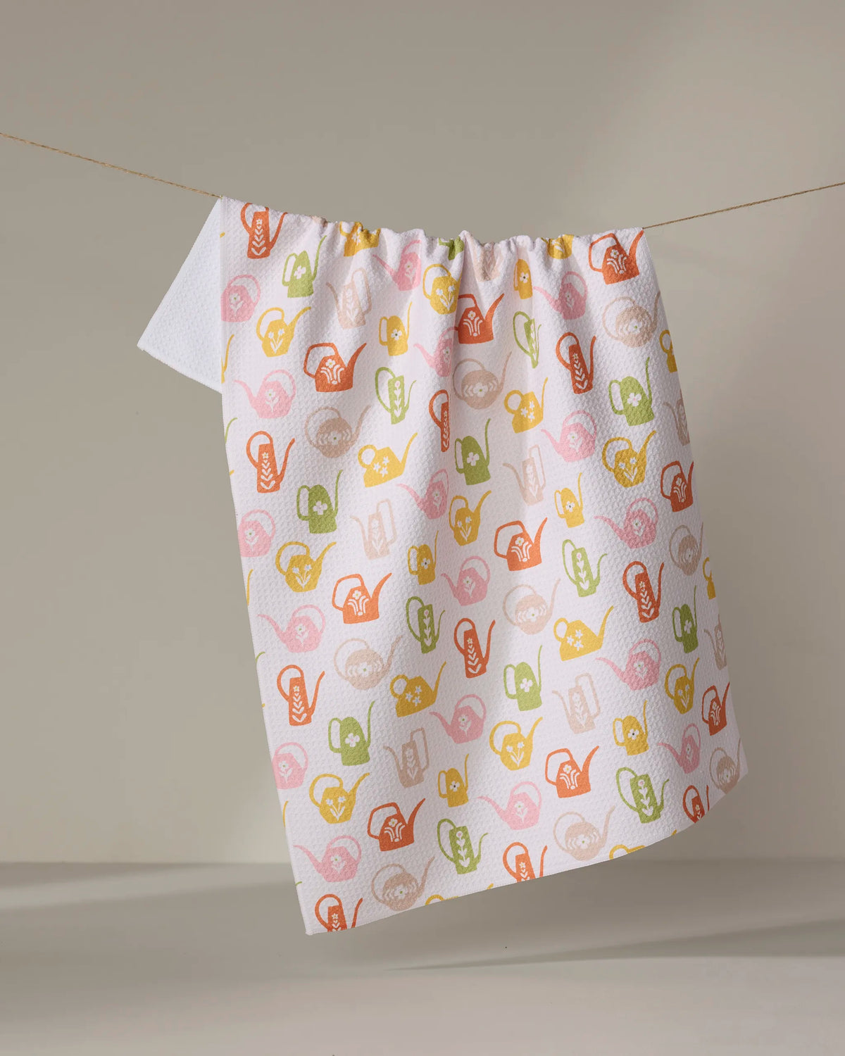Geometry - Tea Towel Retro Watering Cans