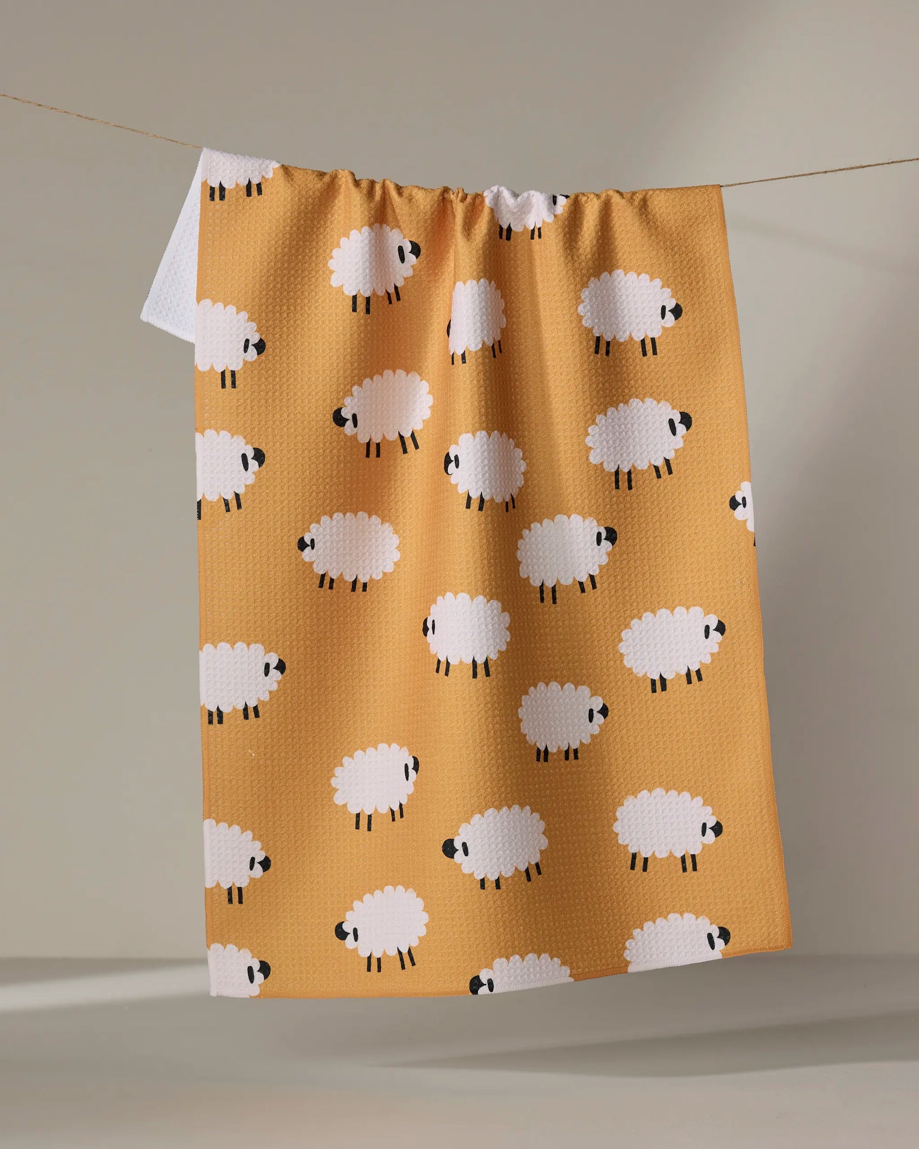 Geometry - Tea Towel Sheep