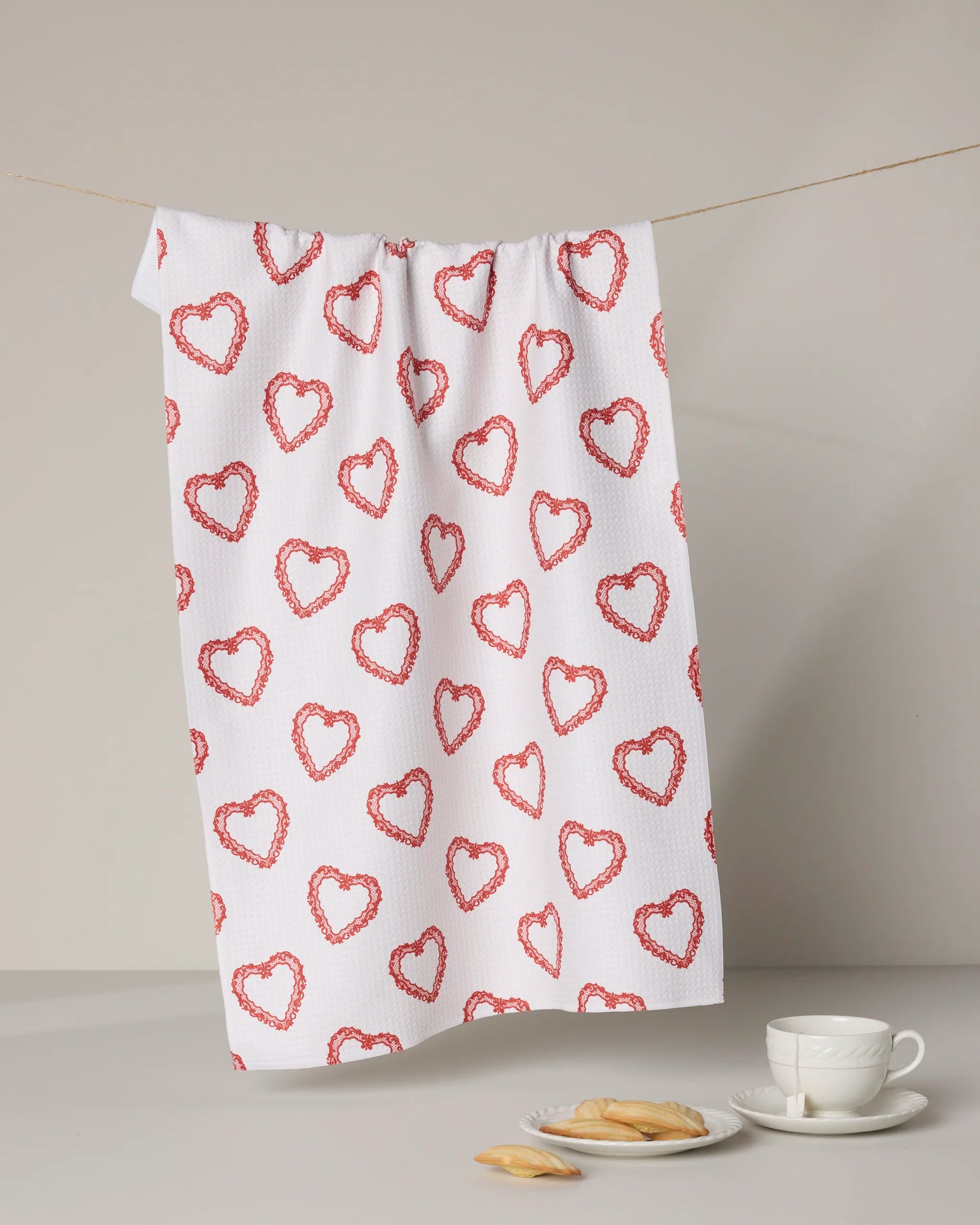 Geometry - Tea Towel Soft Heart