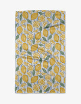 Geometry - Tea Towel Sour Lemon Stripes