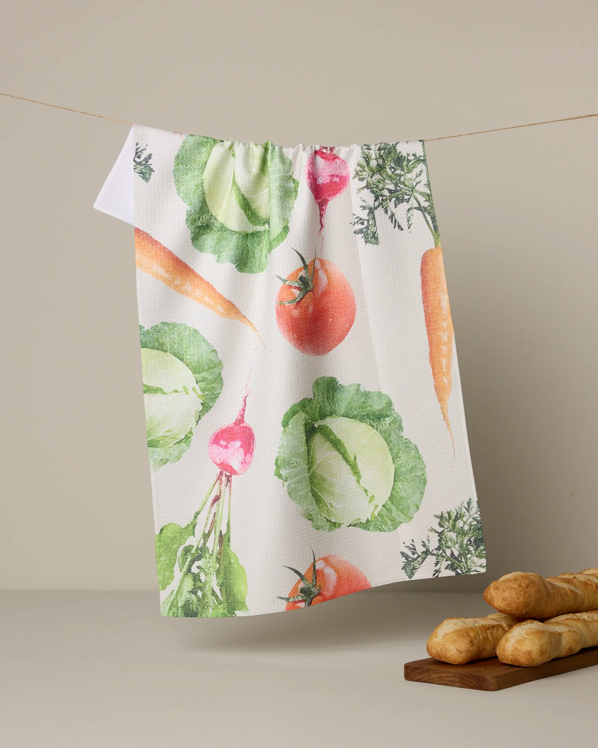 Geometry - Tea Towel Spring Produce