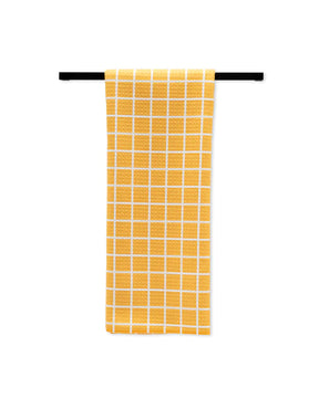 Geometry - Tea Towel Summer Grid Orange