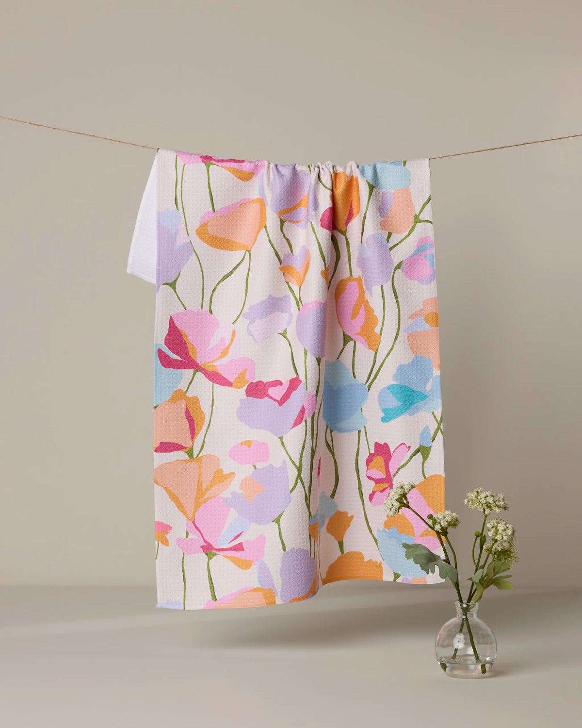 Geometry - Tea Towel Sunlit Garden