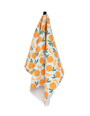 Geometry - Tea Towel Sweet Orange