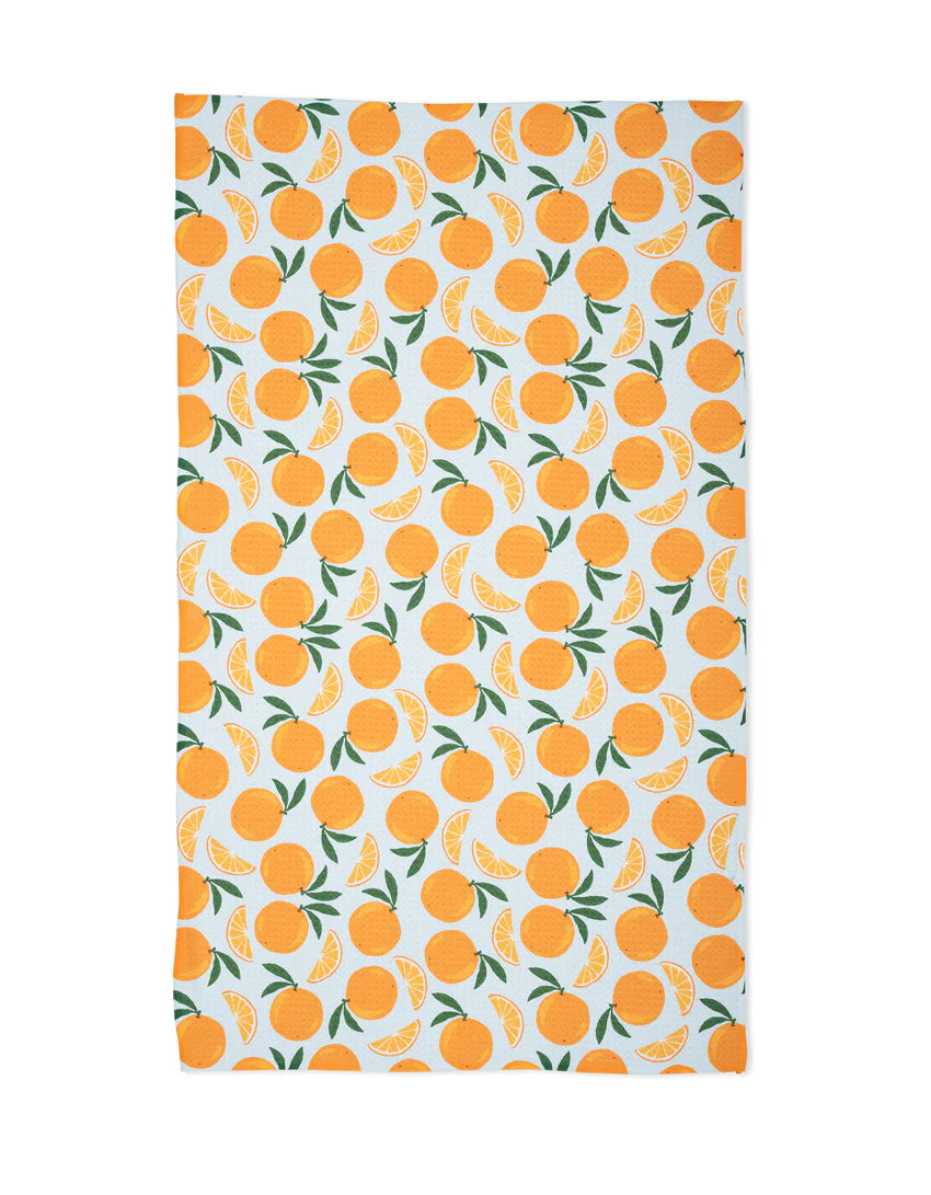Geometry - Tea Towel Sweet Orange
