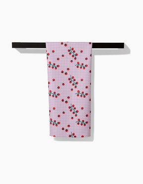 Geometry - Tea Towel Tomato Gingham