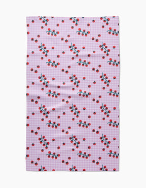Geometry - Tea Towel Tomato Gingham