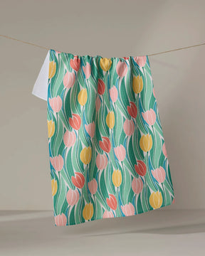 Geometry - Tea Towel Tranquil Tulips