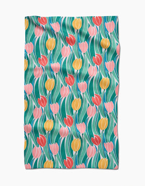 Geometry - Tea Towel Tranquil Tulips