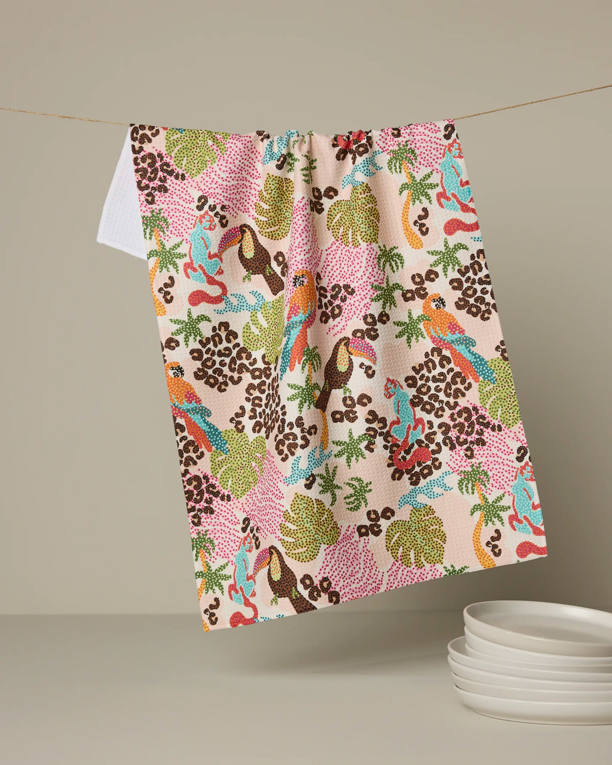 Geometry - Tea Towel Tropi Hotel
