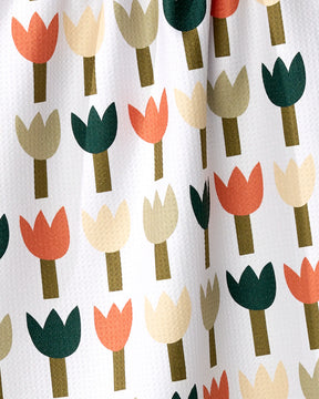 Geometry - Tea Towel Tulip Row - Southern Agriculture 