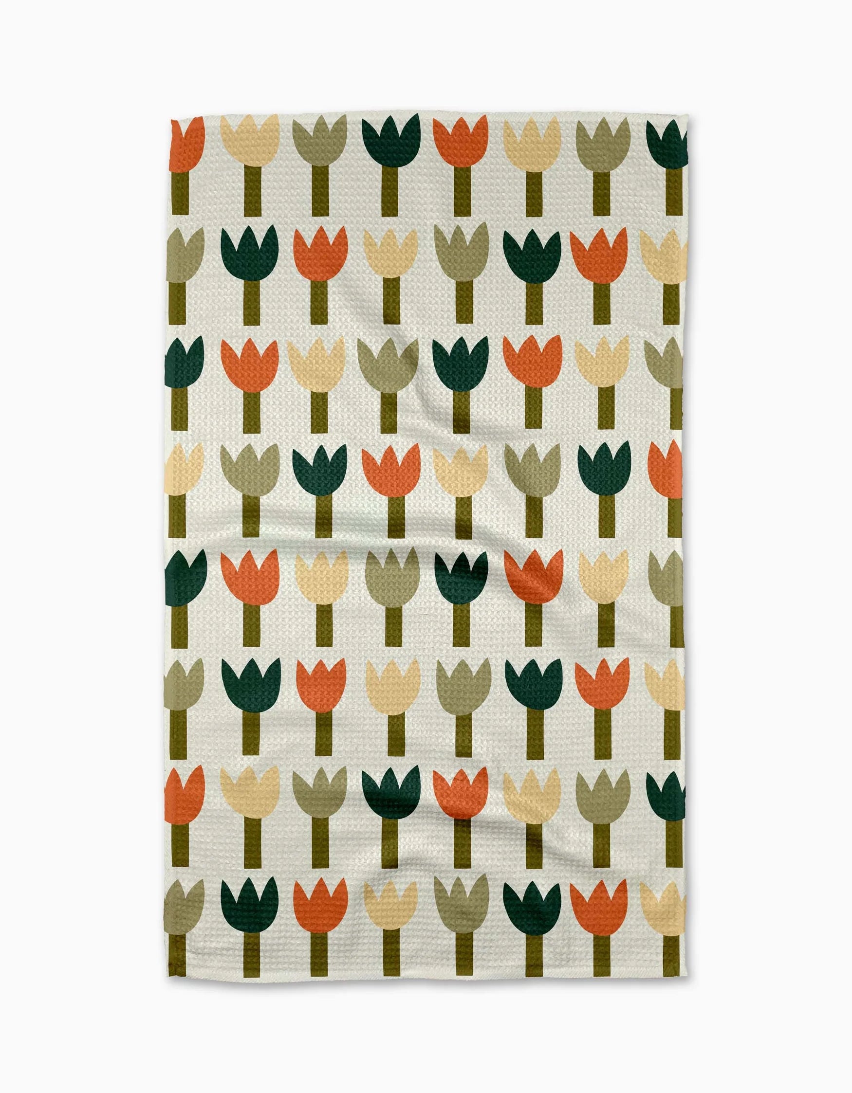 Geometry - Tea Towel Tulip Row - Southern Agriculture 
