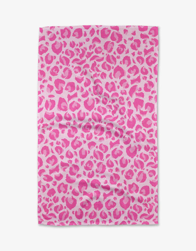 Geometry - Tea Towel Valentine's Leopard
