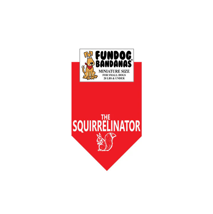 FunDog Bandanas - Dog Bandana Squirrelinator