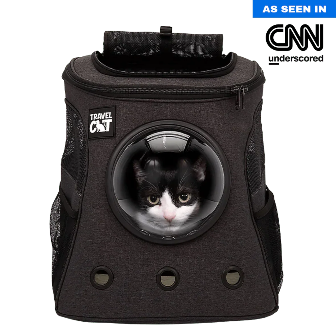 Travel Cat - Large Cat Backpack with Bubble