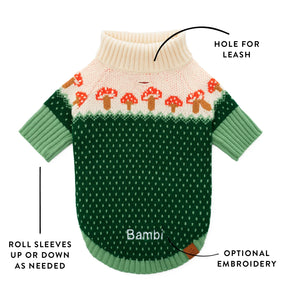 Foggy Dog - Dog Sweater Toadstool - Southern Agriculture 