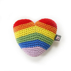 Dogo Pet -  Crochet Toy Rainbow Heart