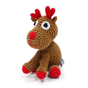 Dogo Pet -  Crochet Reindeer Toy