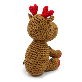 Dogo Pet -  Crochet Reindeer Toy