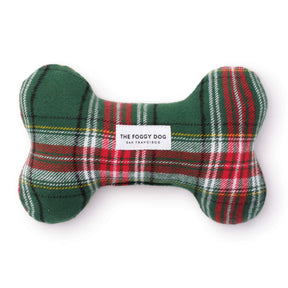 Dog Toy Holly Jolly Plaid