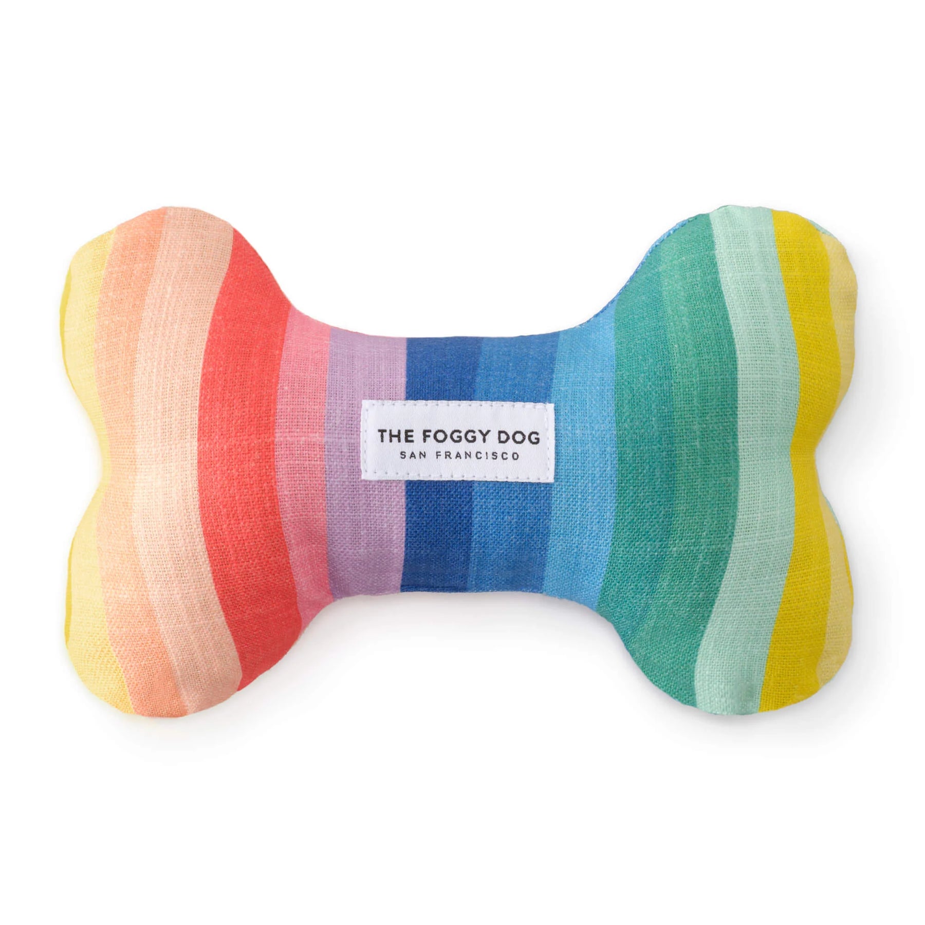 Dog Toy Dog Bone Squeaky Over the Rainbow